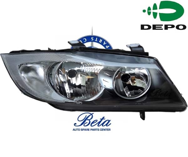 Right Side Headlamp -Black for BMW 3 Series E90 2005-2008 models, Part Number 6942722 Right Side Headlamp -Black for BMW 3 Series E90 2005-2008 models, Part Number 6942722